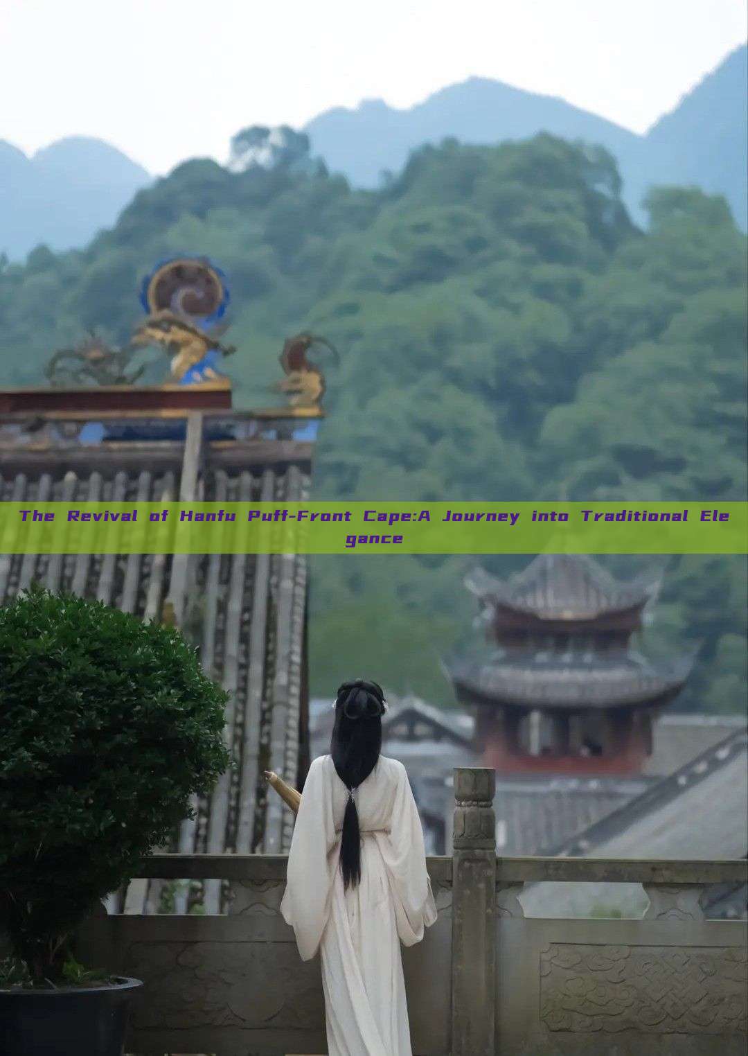 The Revival of Hanfu Puff-Front Cape:A Journey into Traditional Elegance