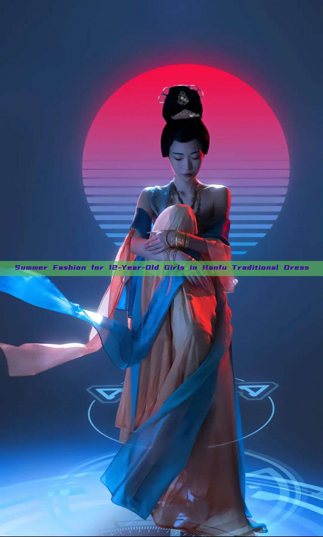 Summer Fashion for 12-Year-Old Girls in Hanfu Traditional Dress Summer Fashion for 12-Year-Old Girls in Hanfu Traditional Dress