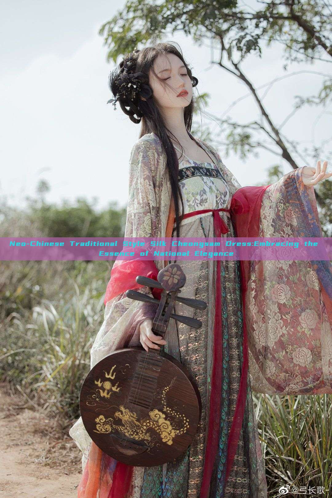 Neo-Chinese Traditional Style Silk Cheongsam Dress:Embracing the Essence of National Elegance Neo-Chinese Traditional Style Silk Cheongsam Dress:Embracing the Essence of National Elegance