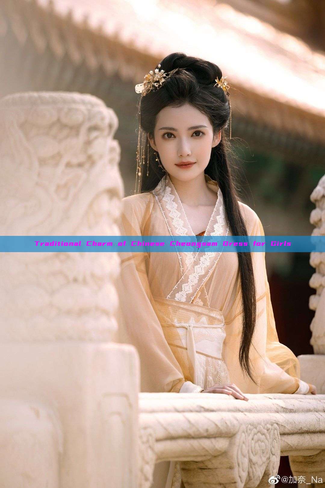 Traditional Charm of Chinese Cheongsam Dress for Girls Traditional Charm of Chinese Cheongsam Dress for Girls
