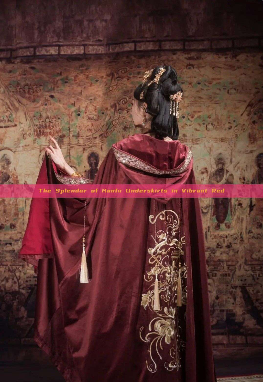 The Splendor of Hanfu Underskirts in Vibrant Red The Splendor of Hanfu Underskirts in Vibrant Red