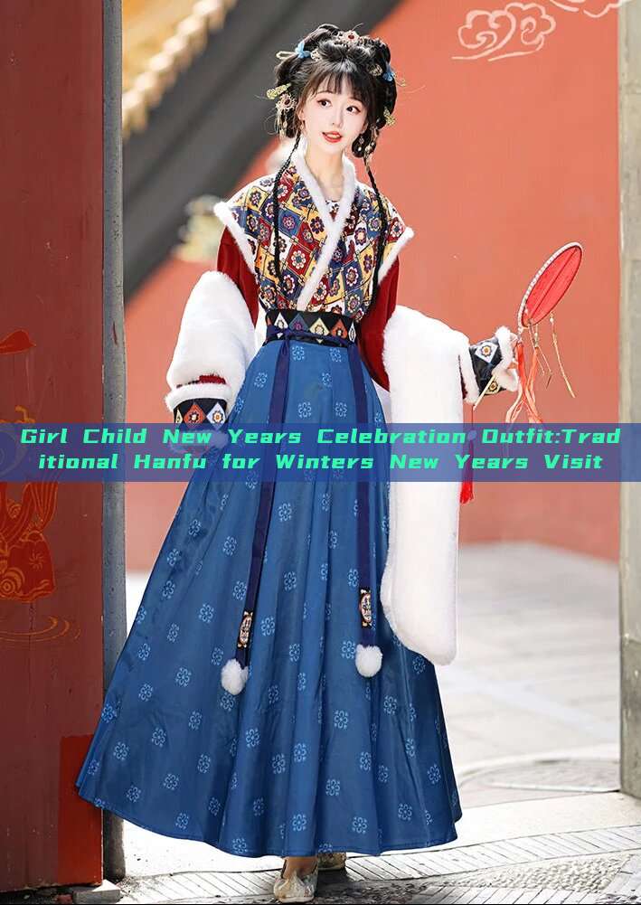 Girl Child New Years Celebration Outfit:Traditional Hanfu for Winters New Years Visit Girl Child New Years Celebration Outfit:Traditional Hanfu for Winters New Years Visit