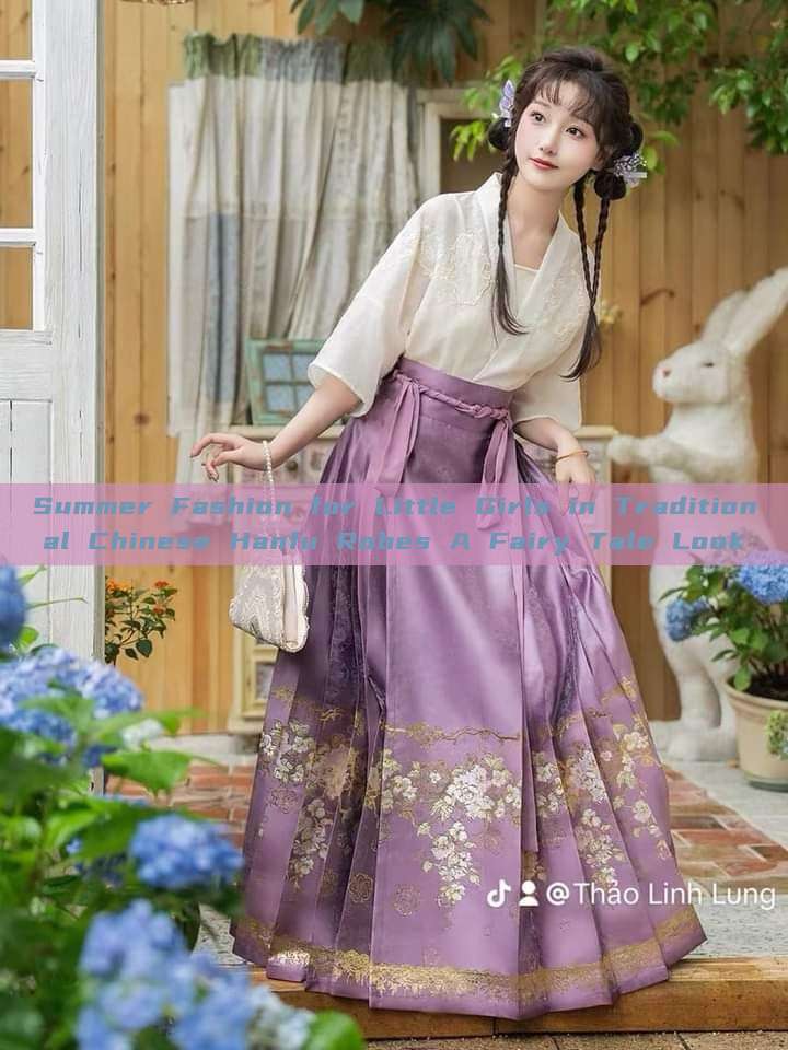 Summer Fashion for Little Girls in Traditional Chinese Hanfu Robes A Fairy Tale Look Summer Fashion for Little Girls in Traditional Chinese Hanfu Robes A Fairy Tale Look