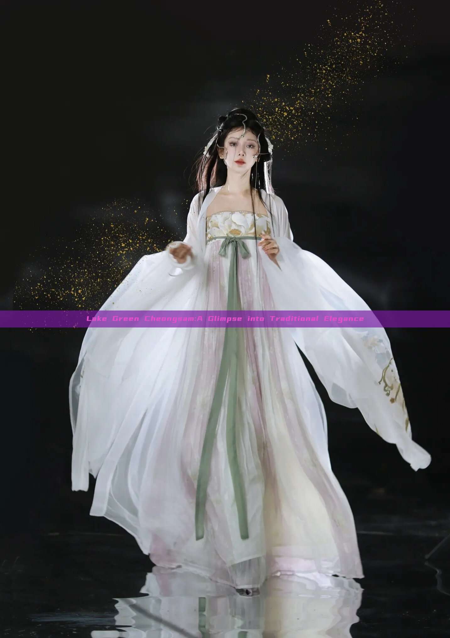 Lake Green Cheongsam:A Glimpse into Traditional Elegance Lake Green Cheongsam:A Glimpse into Traditional Elegance