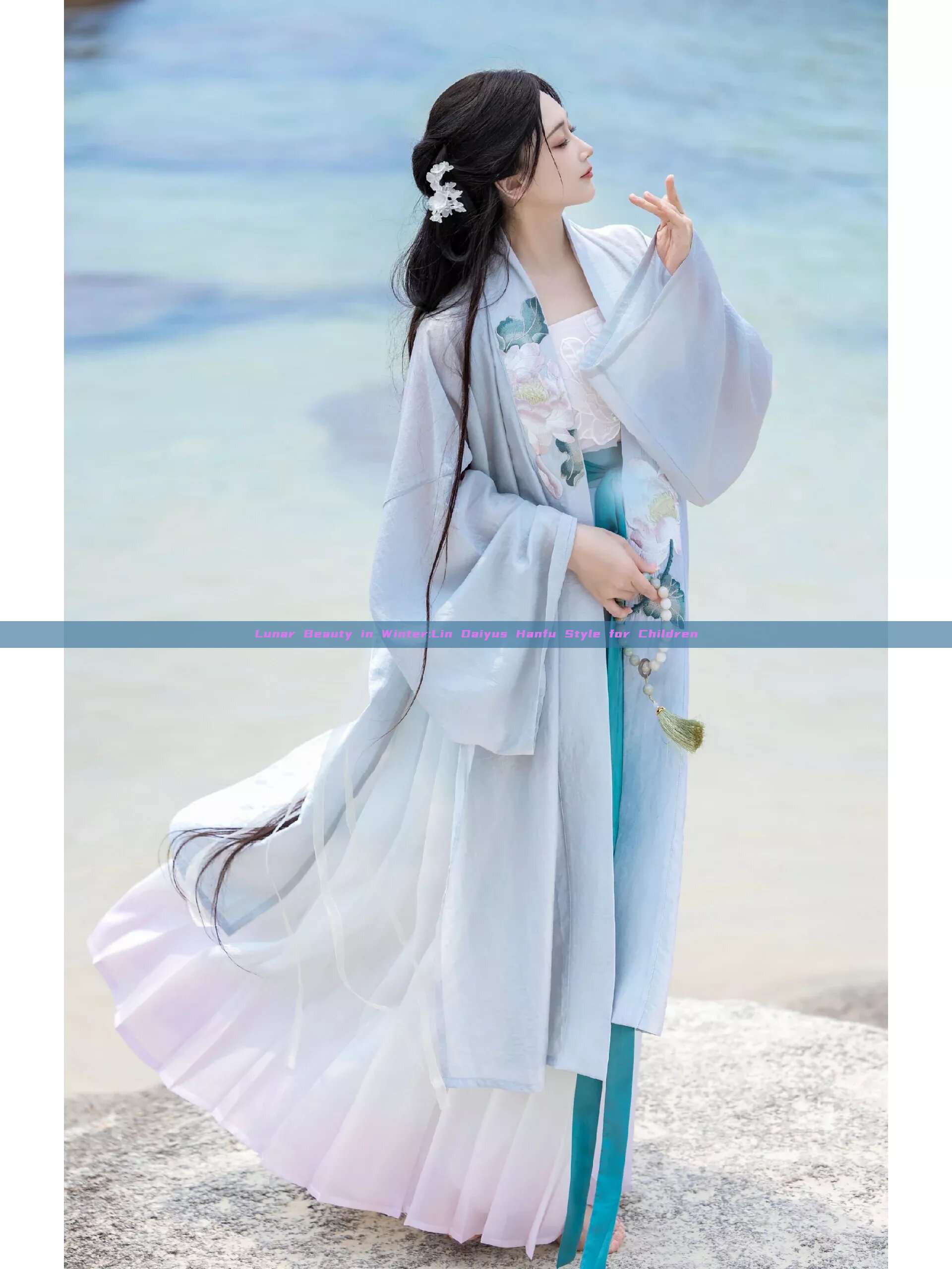Lunar Beauty in Winter:Lin Daiyus Hanfu Style for Children Lunar Beauty in Winter:Lin Daiyus Hanfu Style for Children