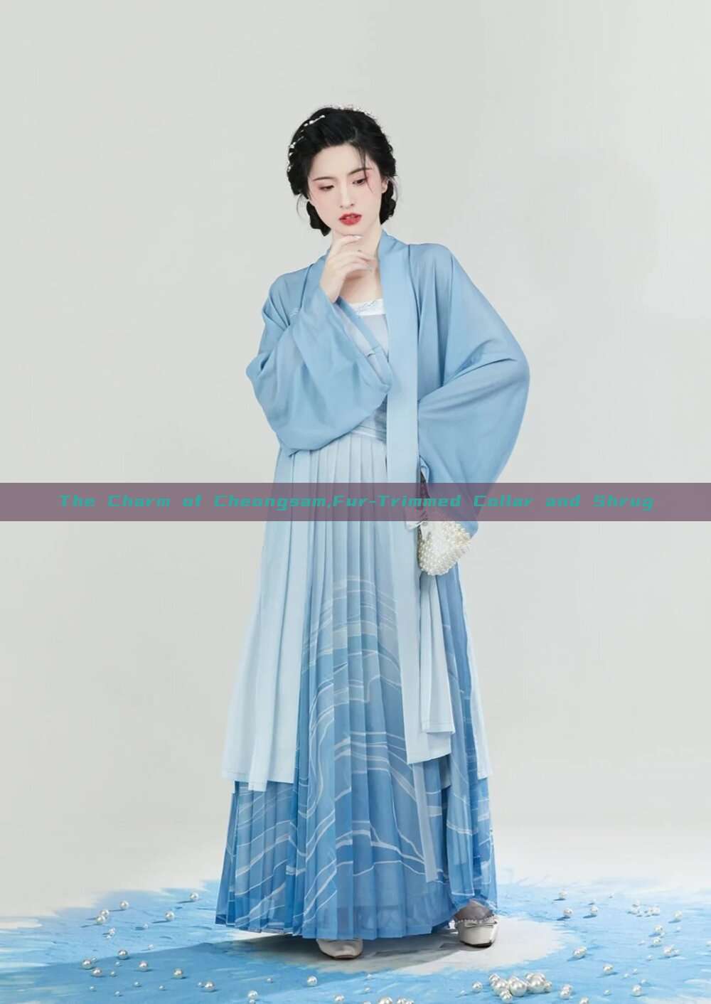 The Charm of Cheongsam,Fur-Trimmed Collar and Shrug The Charm of Cheongsam,Fur-Trimmed Collar and Shrug