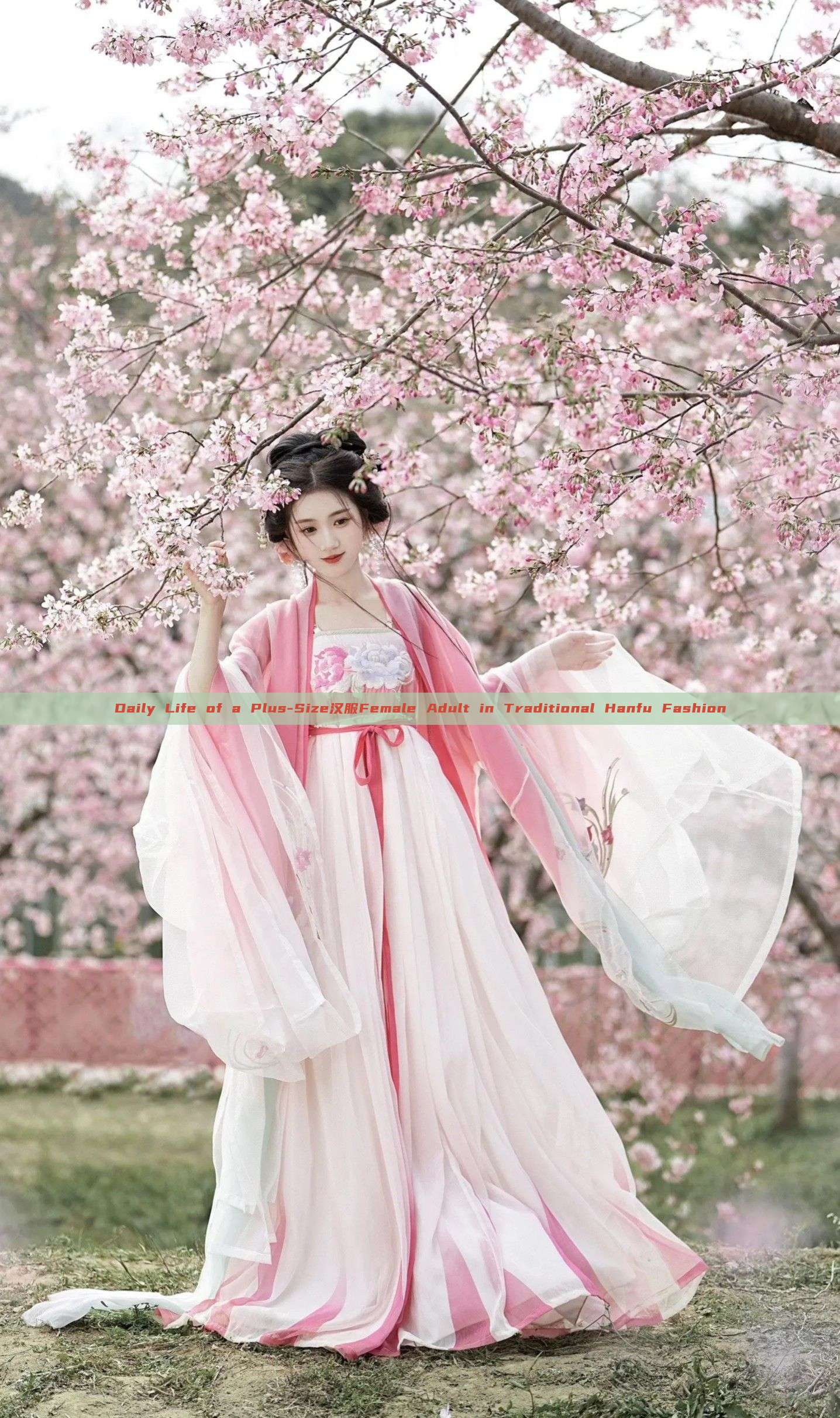 Daily Life of a Plus-Size汉服Female Adult in Traditional Hanfu Fashion Daily Life of a Plus-Size汉服Female Adult in Traditional Hanfu Fashion