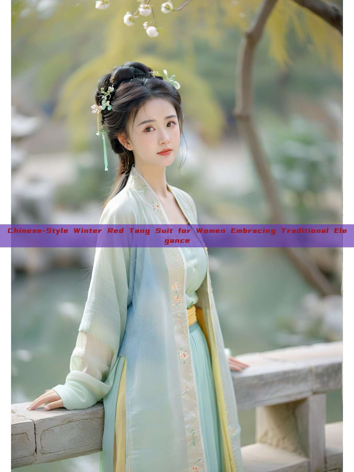 Chinese-Style Winter Red Tang Suit for Women Embracing Traditional Elegance