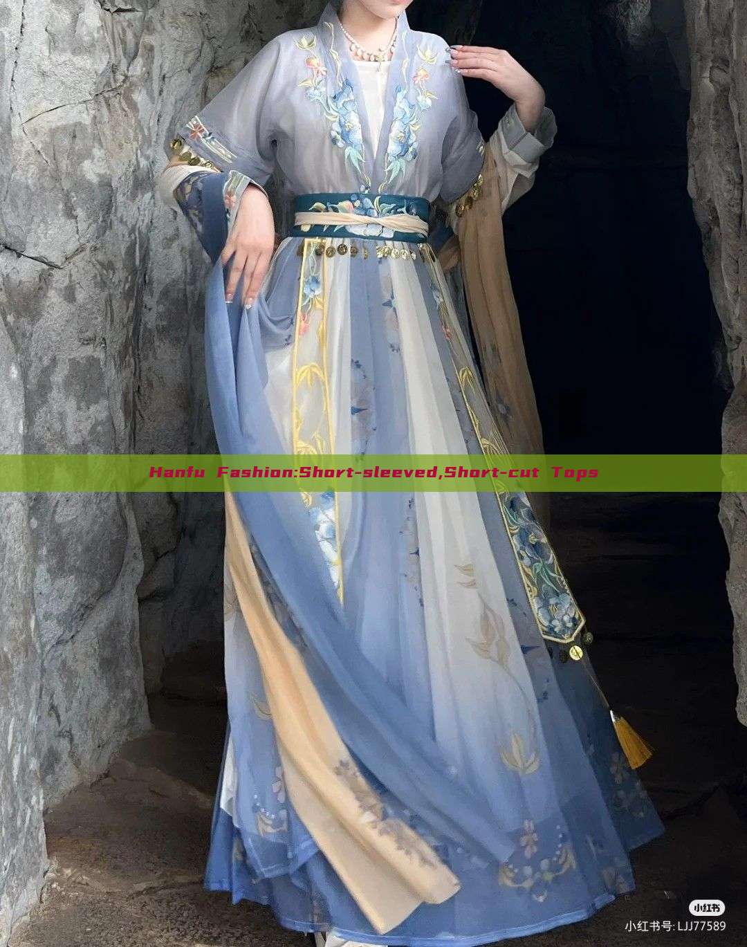 Hanfu Fashion:Short-sleeved,Short-cut Tops Hanfu Fashion:Short-sleeved,Short-cut Tops