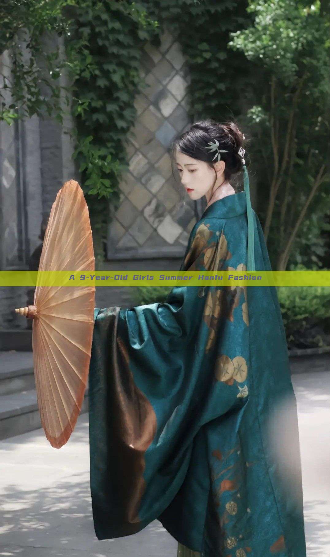 A 9-Year-Old Girls Summer Hanfu Fashion
