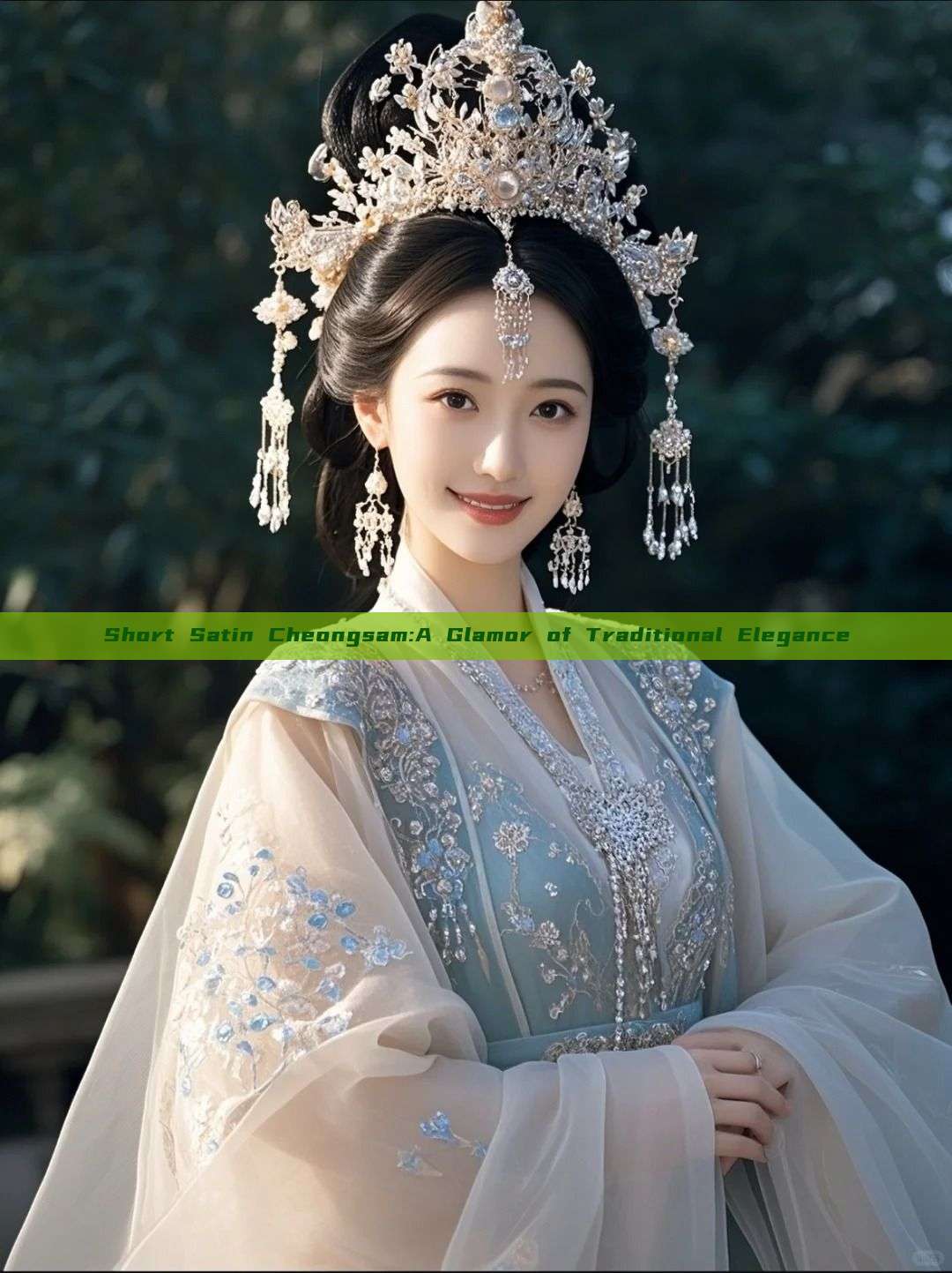 Short Satin Cheongsam:A Glamor of Traditional Elegance Short Satin Cheongsam:A Glamor of Traditional Elegance