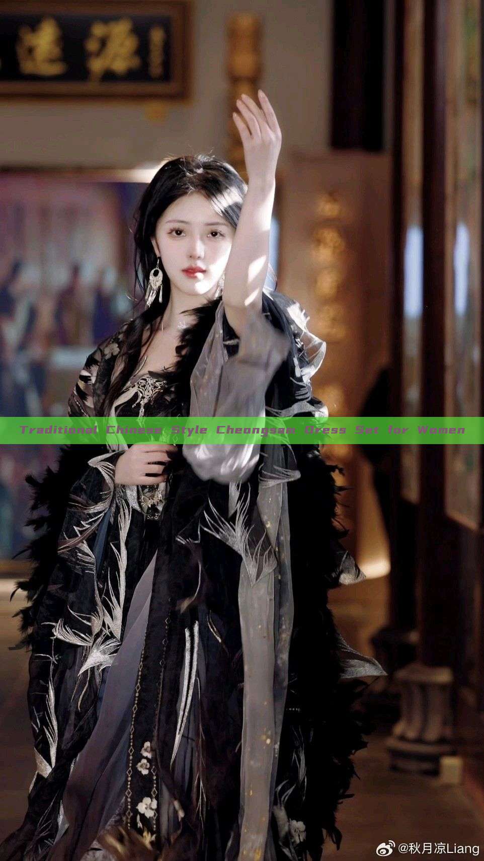 Traditional Chinese Style Cheongsam Dress Set for Women Traditional Chinese Style Cheongsam Dress Set for Women