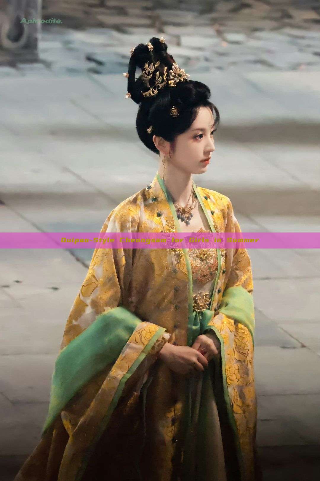 Quipao-Style Cheongsam for Girls in Summer Quipao-Style Cheongsam for Girls in Summer