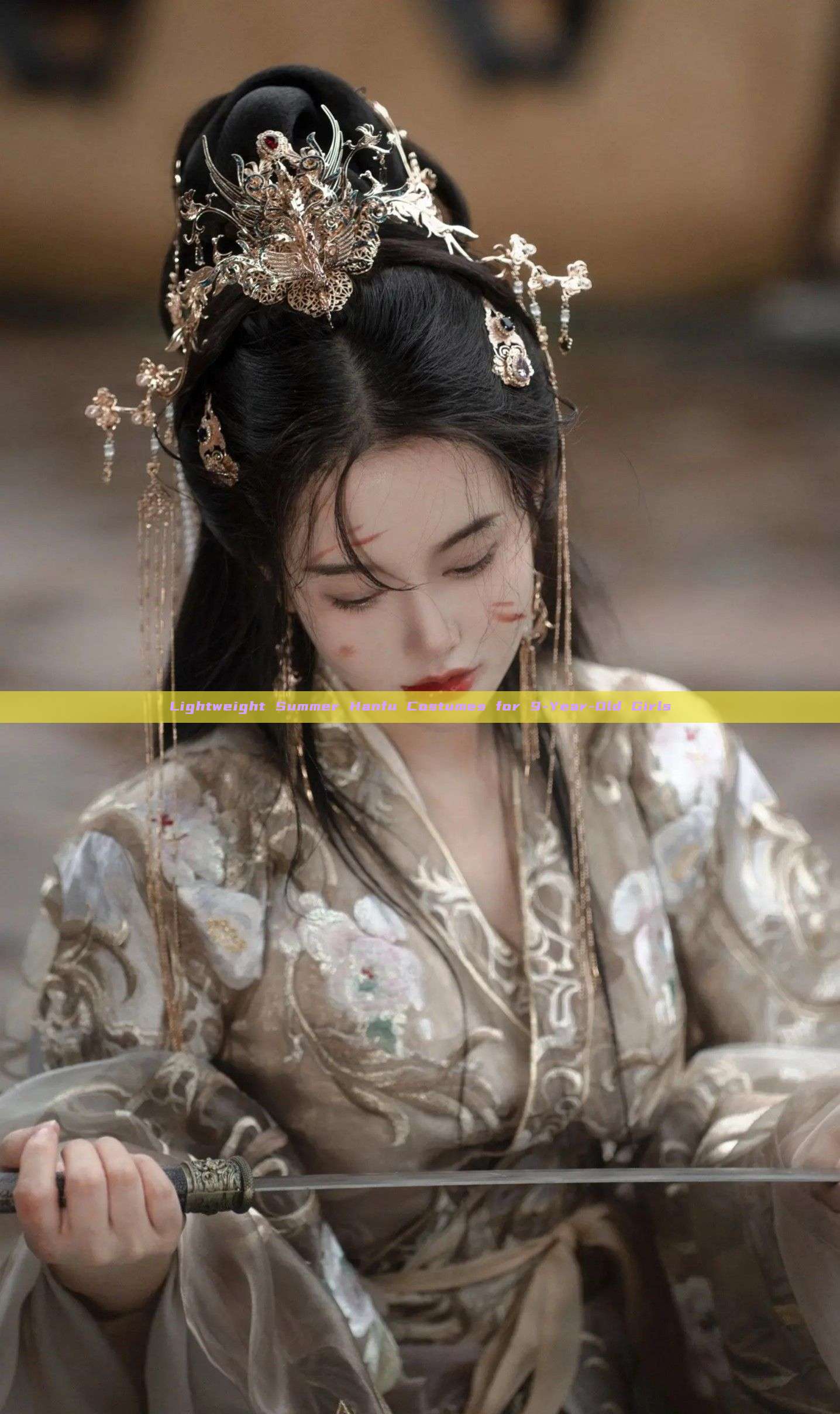 Lightweight Summer Hanfu Costumes for 9-Year-Old Girls Lightweight Summer Hanfu Costumes for 9-Year-Old Girls