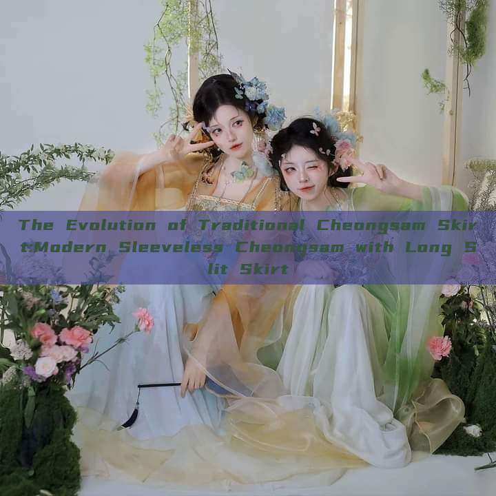 The Evolution of Traditional Cheongsam Skirt:Modern Sleeveless Cheongsam with Long Slit Skirt The Evolution of Traditional Cheongsam Skirt:Modern Sleeveless Cheongsam with Long Slit Skirt
