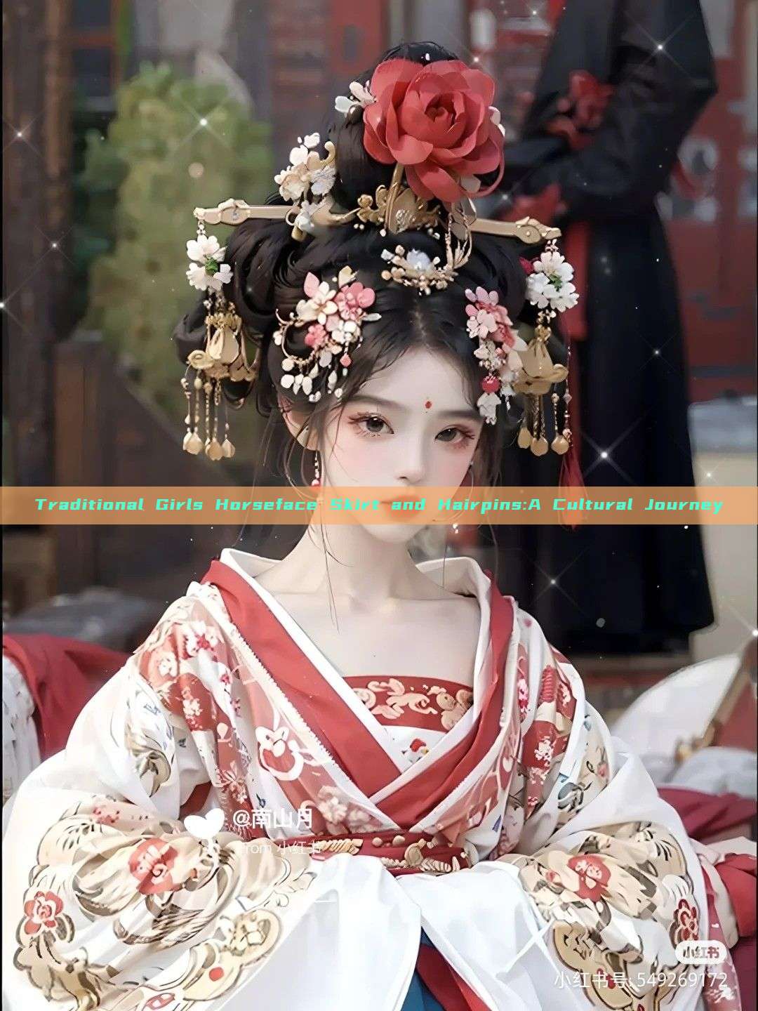Traditional Girls Horseface Skirt and Hairpins:A Cultural Journey Traditional Girls Horseface Skirt and Hairpins:A Cultural Journey