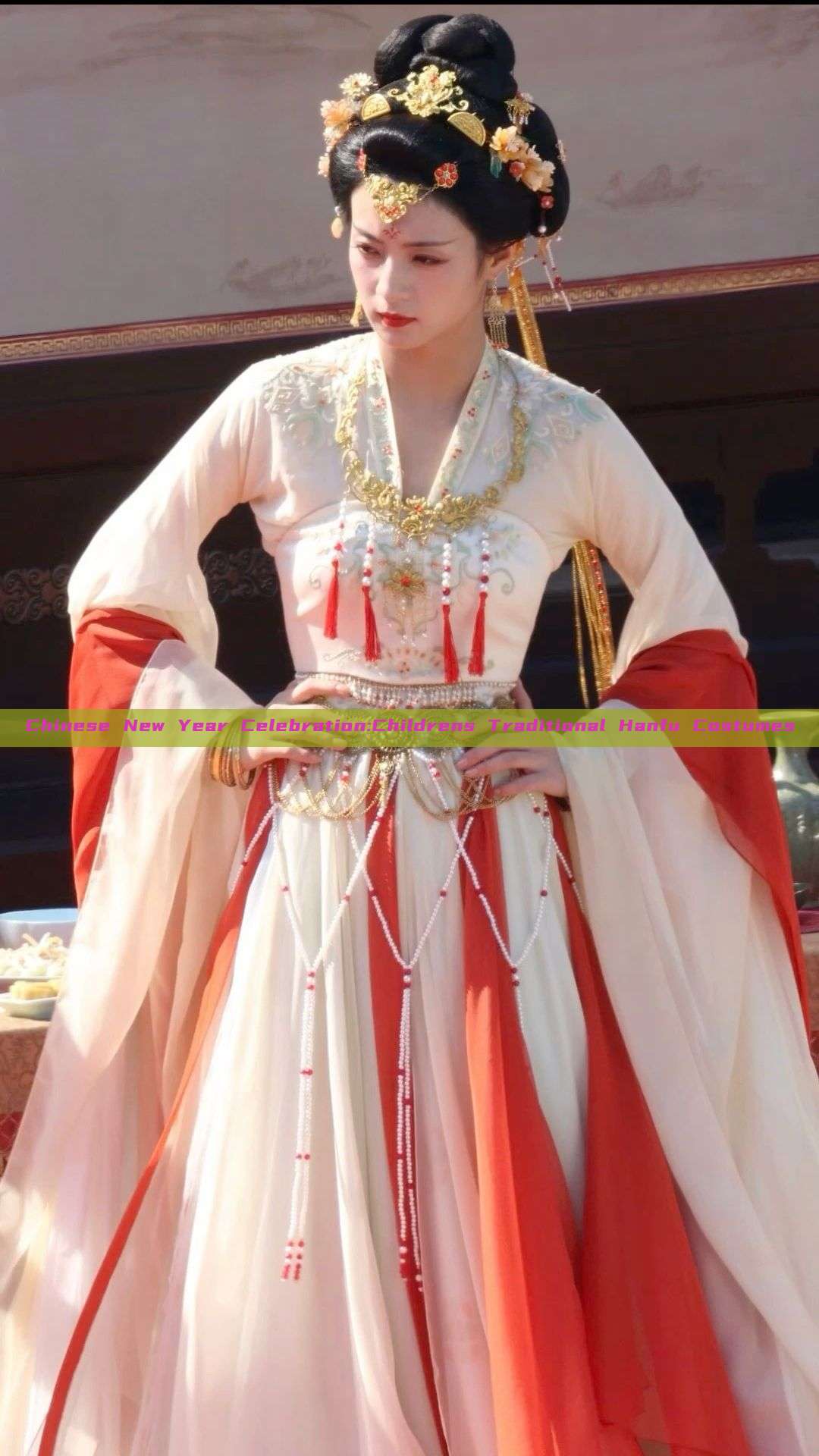 Chinese New Year Celebration:Childrens Traditional Hanfu Costumes Chinese New Year Celebration:Childrens Traditional Hanfu Costumes