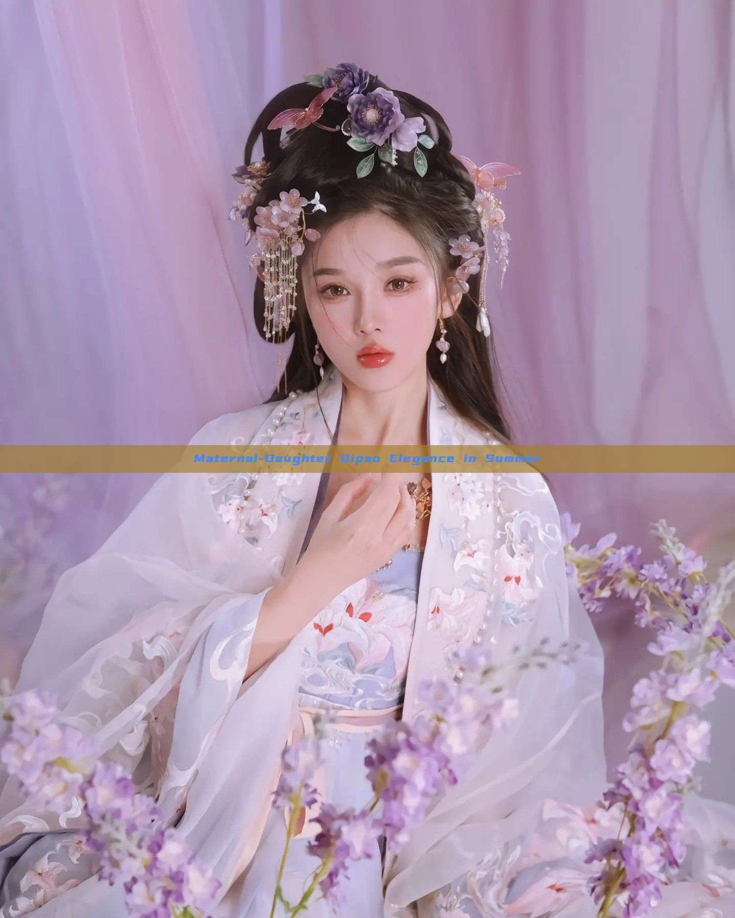 Maternal-Daughter Qipao Elegance in Summer Maternal-Daughter Qipao Elegance in Summer