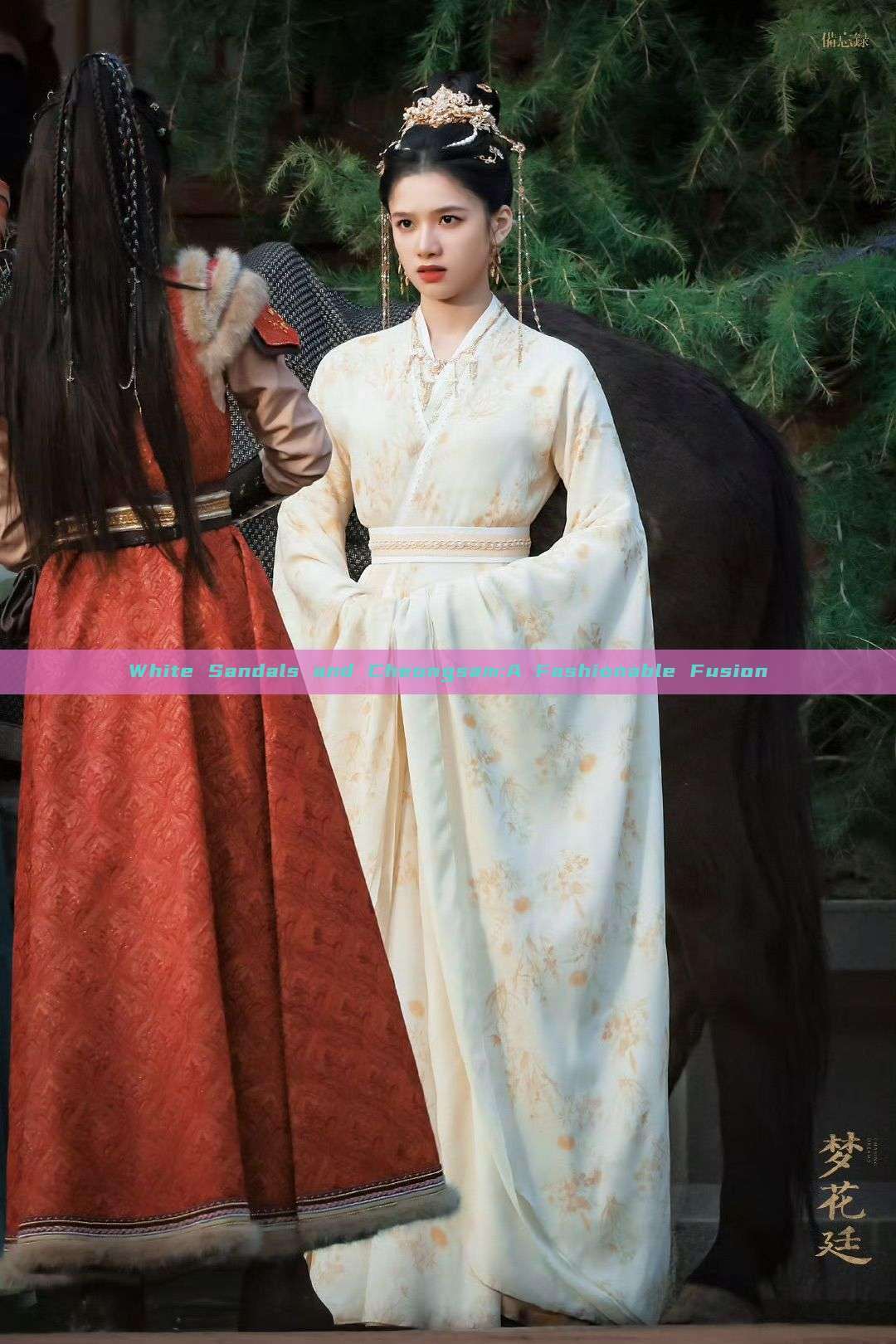White Sandals and Cheongsam:A Fashionable Fusion White Sandals and Cheongsam:A Fashionable Fusion