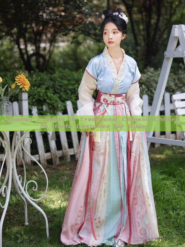 Summer Comfort in Traditional Chinese Childrens Hanfu Costumes for Girls Summer Comfort in Traditional Chinese Childrens Hanfu Costumes for Girls