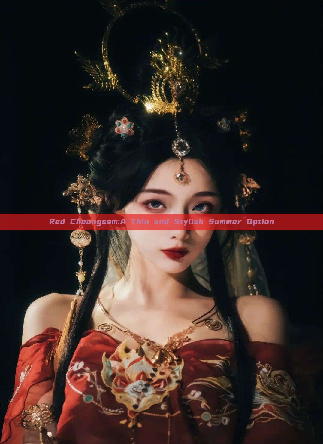Red Cheongsam:A Thin and Stylish Summer Option Red Cheongsam:A Thin and Stylish Summer Option