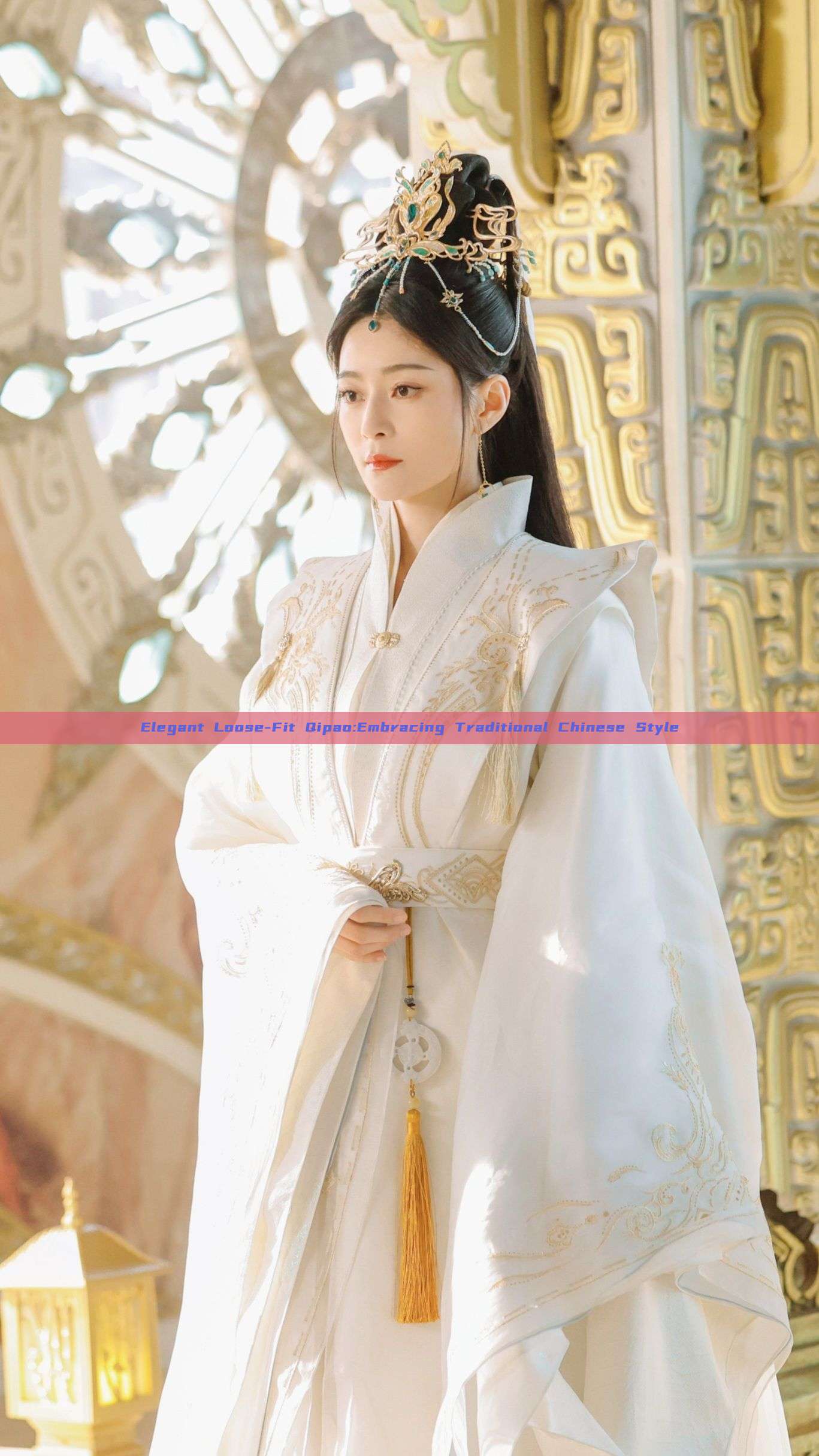 Elegant Loose-Fit Qipao:Embracing Traditional Chinese Style Elegant Loose-Fit Qipao:Embracing Traditional Chinese Style