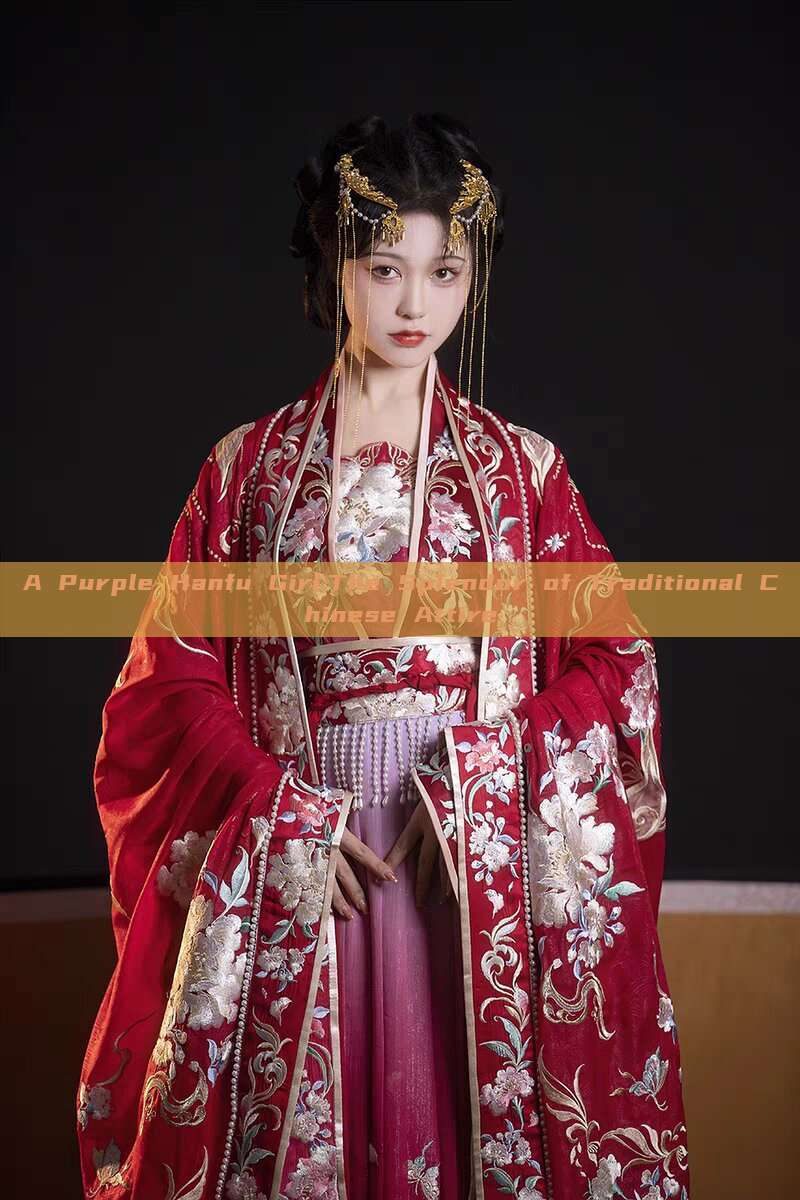 A Purple Hanfu Girl:The Splendor of Traditional Chinese Attire