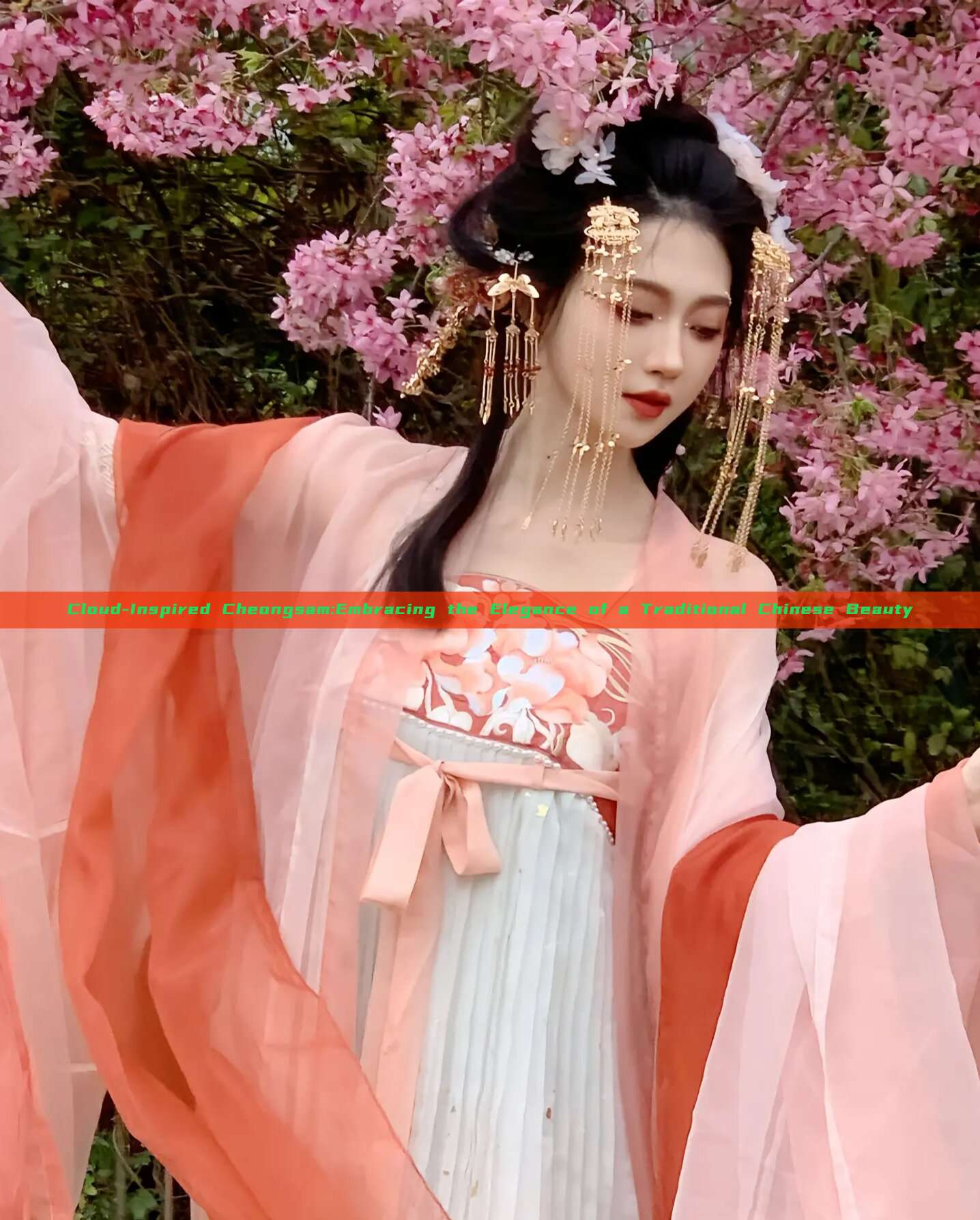 Cloud-Inspired Cheongsam:Embracing the Elegance of a Traditional Chinese Beauty Cloud-Inspired Cheongsam:Embracing the Elegance of a Traditional Chinese Beauty