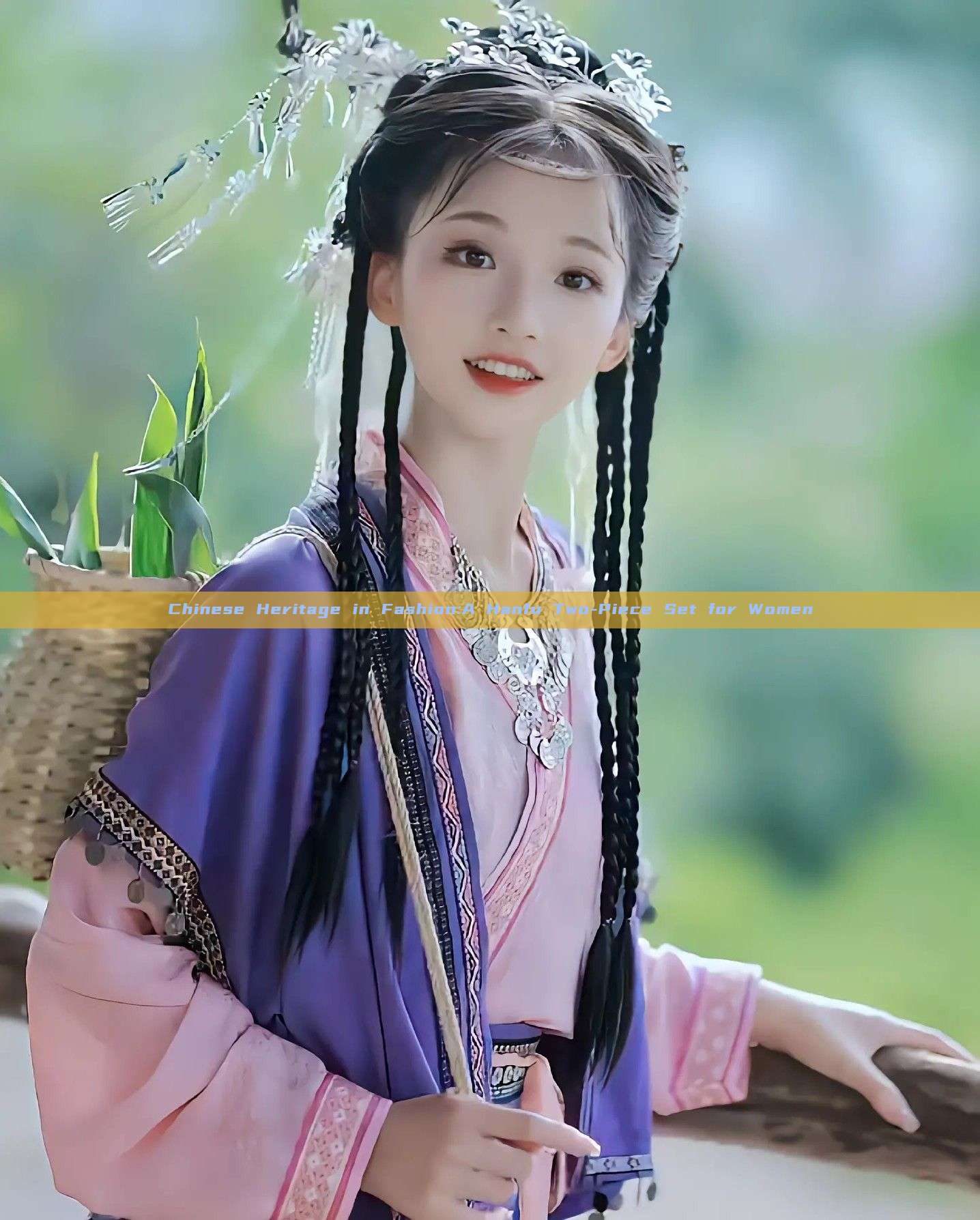 Chinese Heritage in Fashion:A Hanfu Two-Piece Set for Women Chinese Heritage in Fashion:A Hanfu Two-Piece Set for Women