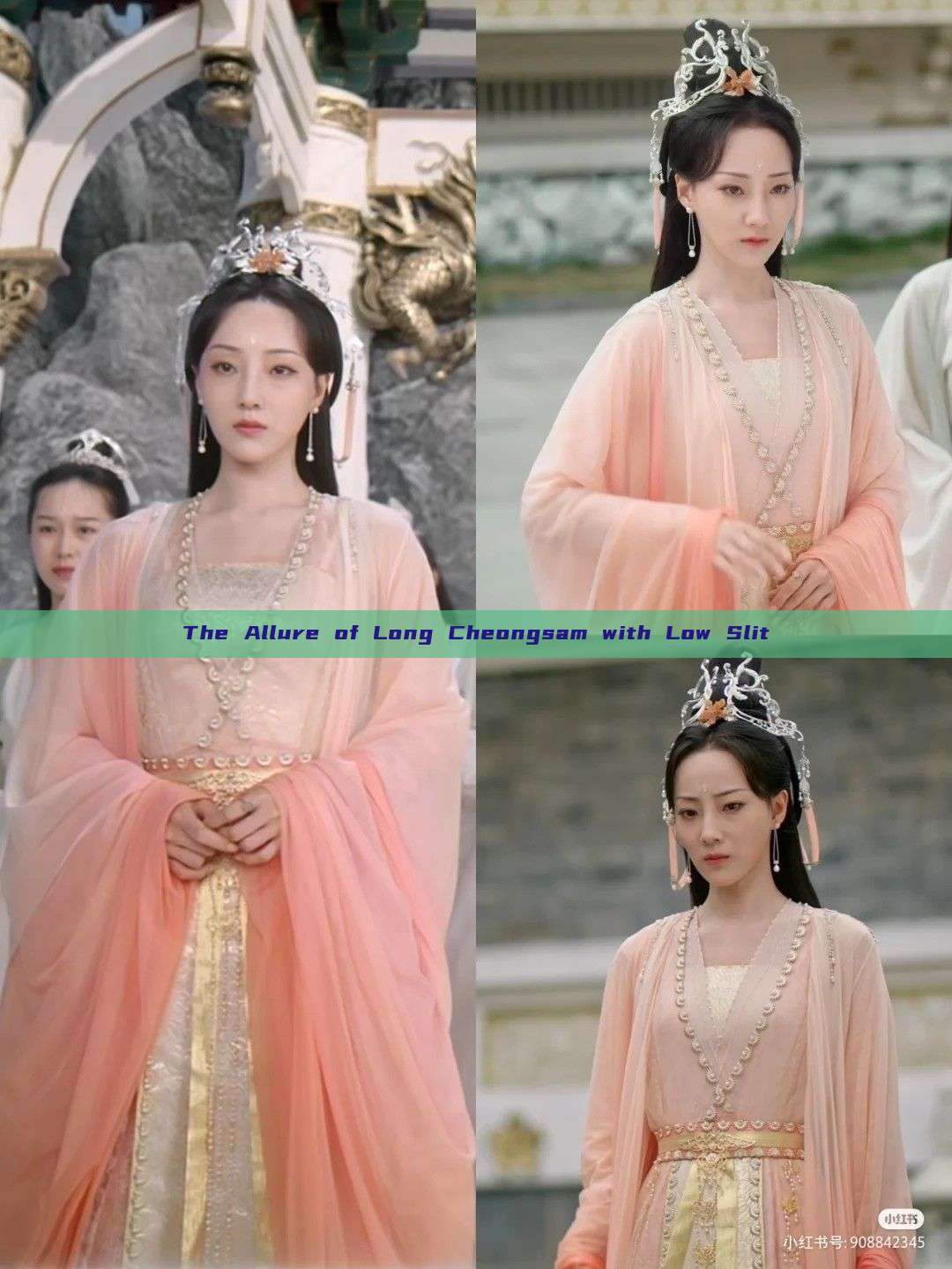 The Allure of Long Cheongsam with Low Slit The Allure of Long Cheongsam with Low Slit