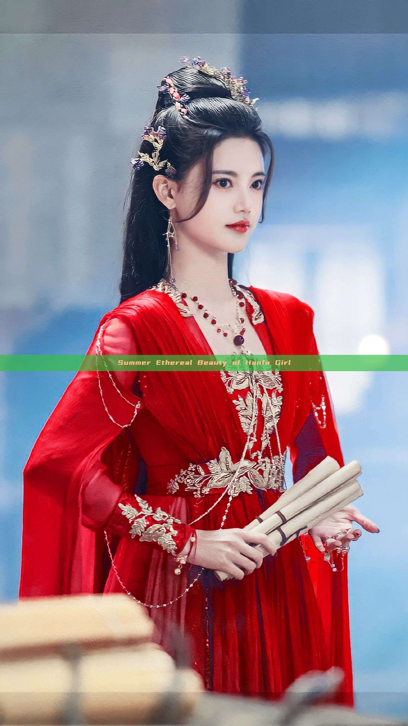 Summer Ethereal Beauty of Hanfu Girl Summer Ethereal Beauty of Hanfu Girl