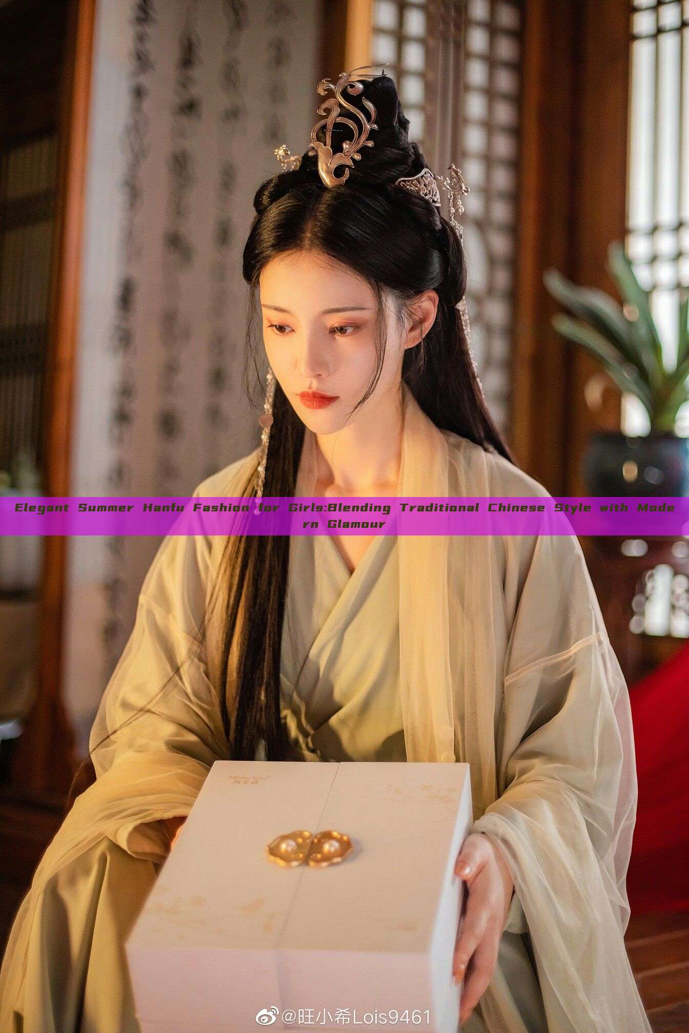 Elegant Summer Hanfu Fashion for Girls:Blending Traditional Chinese Style with Modern Glamour Elegant Summer Hanfu Fashion for Girls:Blending Traditional Chinese Style with Modern Glamour