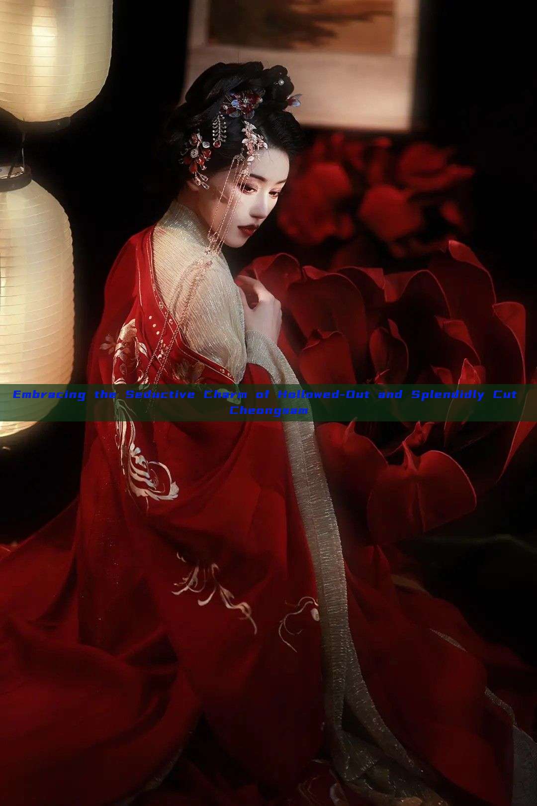 Embracing the Seductive Charm of Hollowed-Out and Splendidly Cut Cheongsam Embracing the Seductive Charm of Hollowed-Out and Splendidly Cut Cheongsam