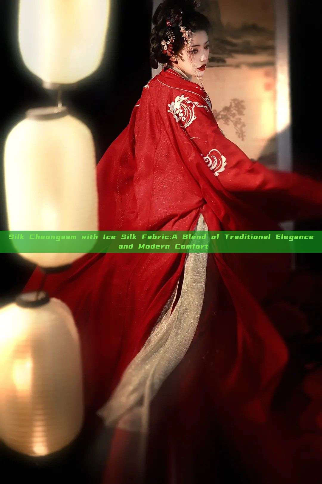 Silk Cheongsam with Ice Silk Fabric:A Blend of Traditional Elegance and Modern Comfort Silk Cheongsam with Ice Silk Fabric:A Blend of Traditional Elegance and Modern Comfort