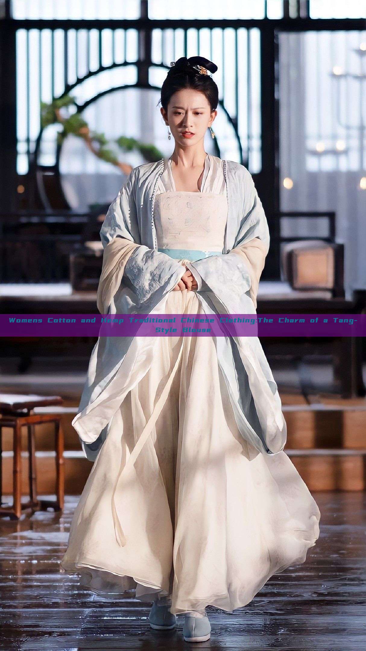 Womens Cotton and Hemp Traditional Chinese Clothing:The Charm of a Tang-Style Blouse Womens Cotton and Hemp Traditional Chinese Clothing:The Charm of a Tang-Style Blouse