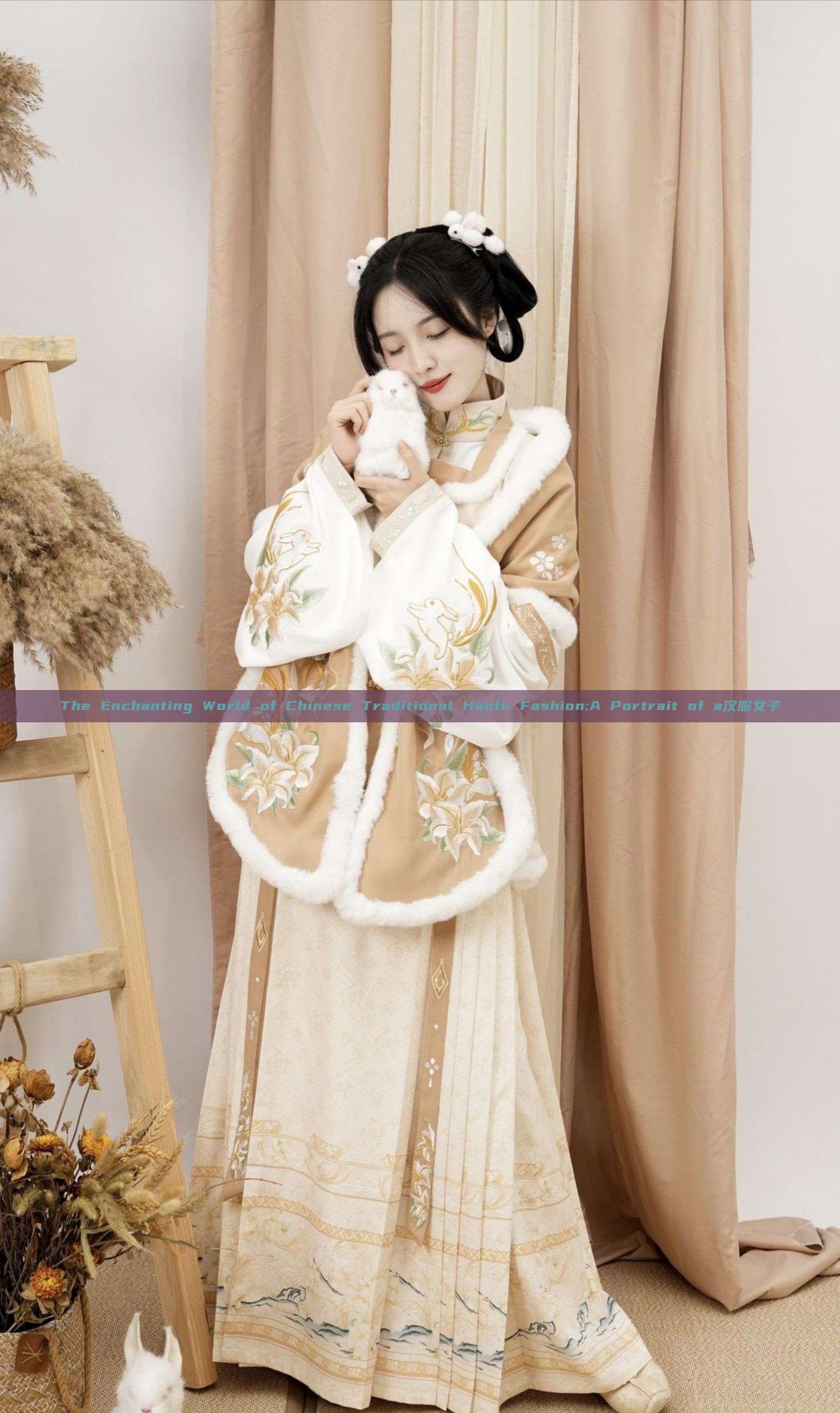 The Enchanting World of Chinese Traditional Hanfu Fashion:A Portrait of a汉服女子 The Enchanting World of Chinese Traditional Hanfu Fashion:A Portrait of a汉服女子