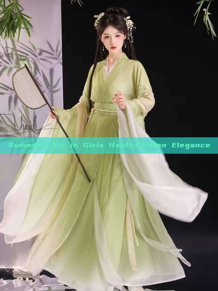 Summer Chic in Girls Hanfu:Chiffon Elegance Summer Chic in Girls Hanfu:Chiffon Elegance