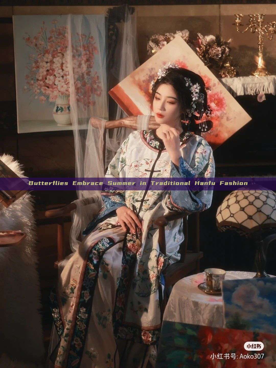 Butterflies Embrace Summer in Traditional Hanfu Fashion Butterflies Embrace Summer in Traditional Hanfu Fashion