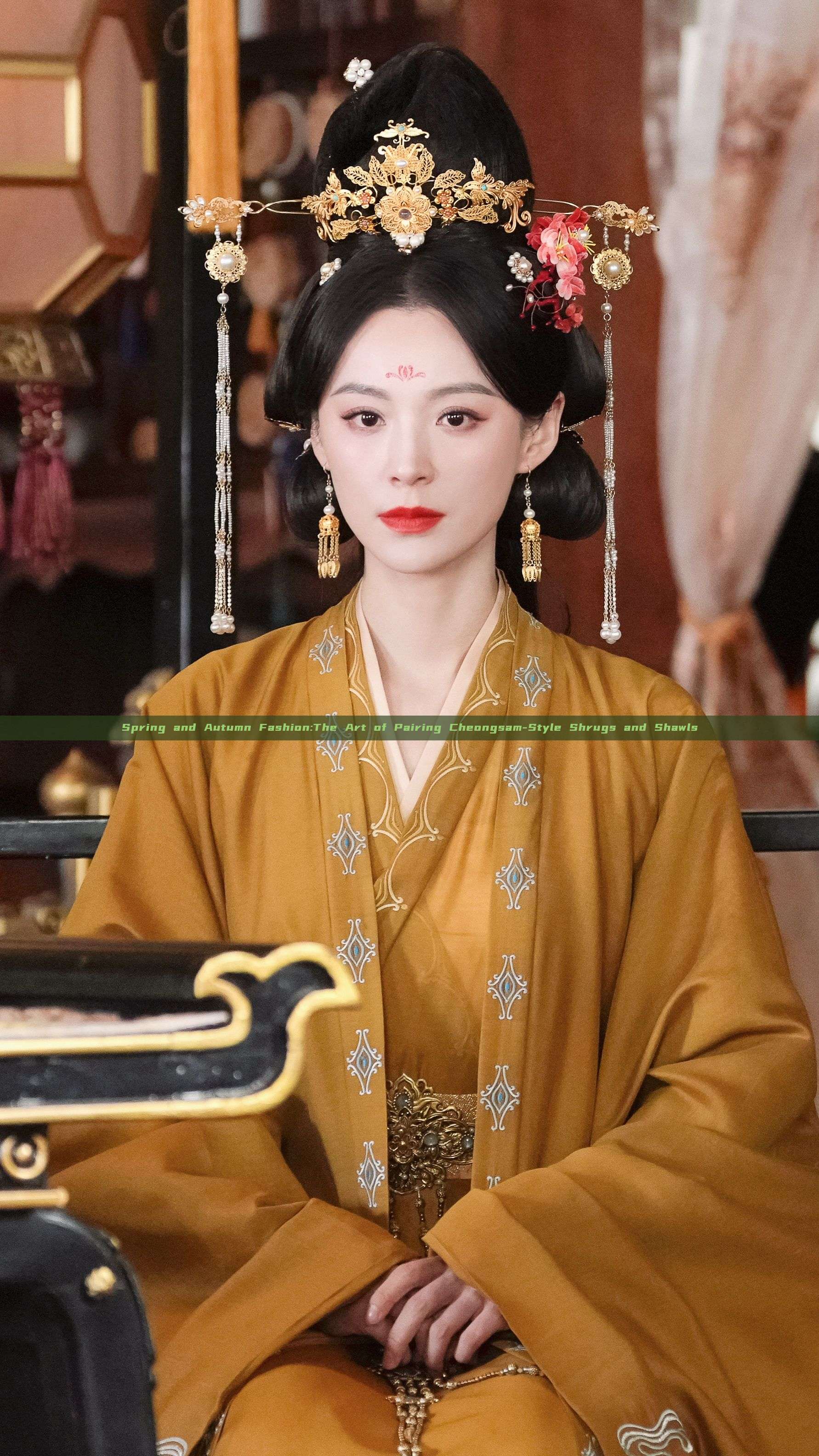 Spring and Autumn Fashion:The Art of Pairing Cheongsam-Style Shrugs and Shawls Spring and Autumn Fashion:The Art of Pairing Cheongsam-Style Shrugs and Shawls