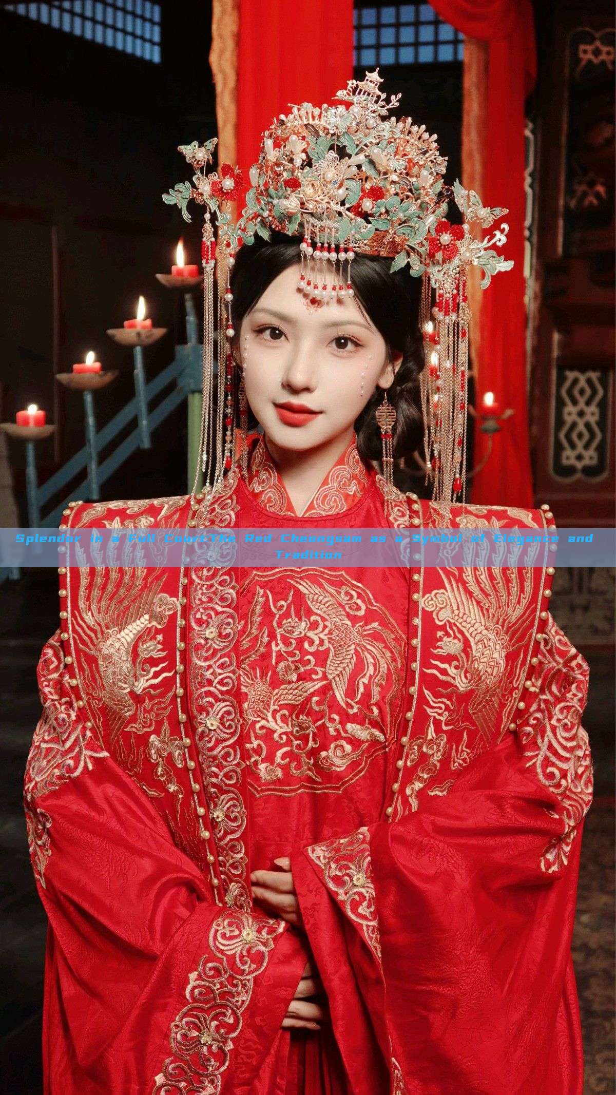 Splendor in a Full Court:The Red Cheongsam as a Symbol of Elegance and Tradition