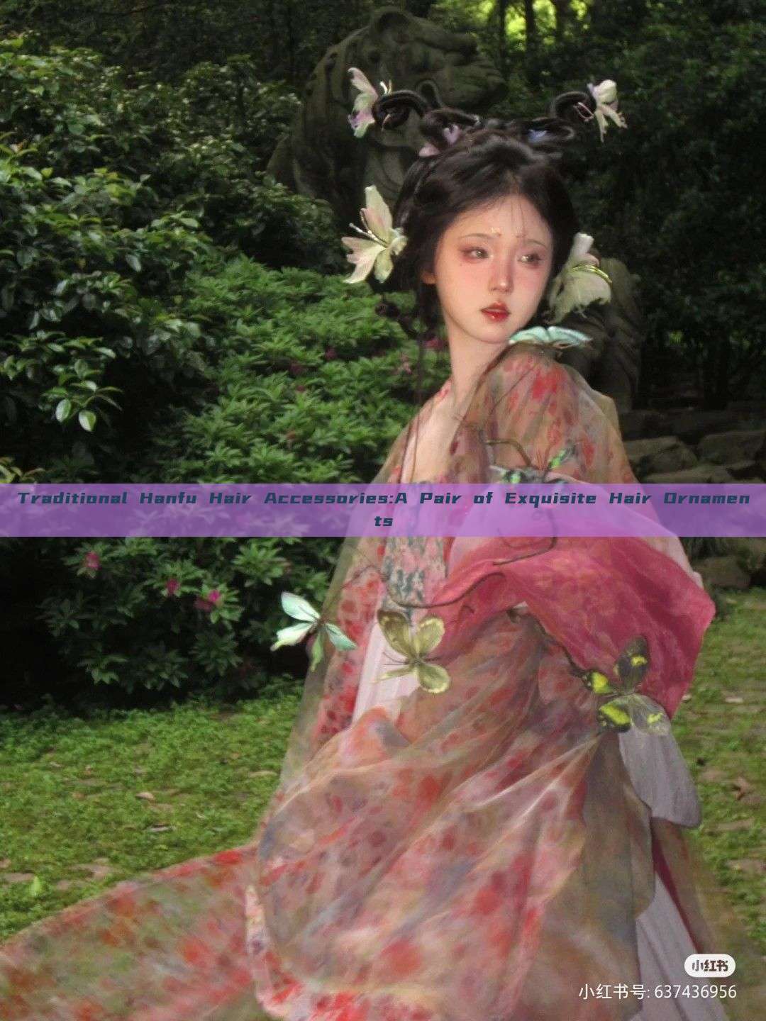 Traditional Hanfu Hair Accessories:A Pair of Exquisite Hair Ornaments Traditional Hanfu Hair Accessories:A Pair of Exquisite Hair Ornaments