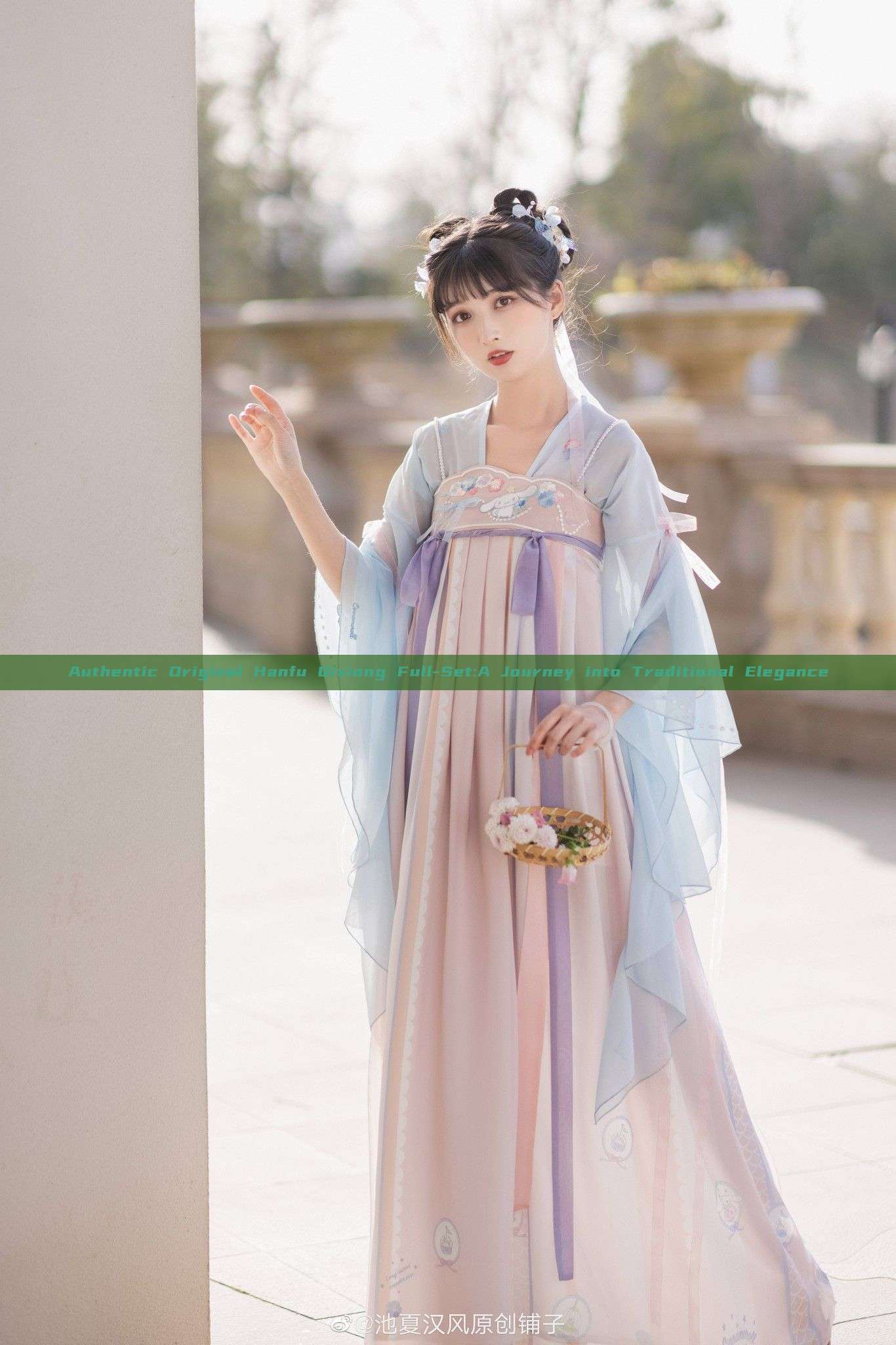 Authentic Original Hanfu Qixiong Full-Set:A Journey into Traditional Elegance Authentic Original Hanfu Qixiong Full-Set:A Journey into Traditional Elegance