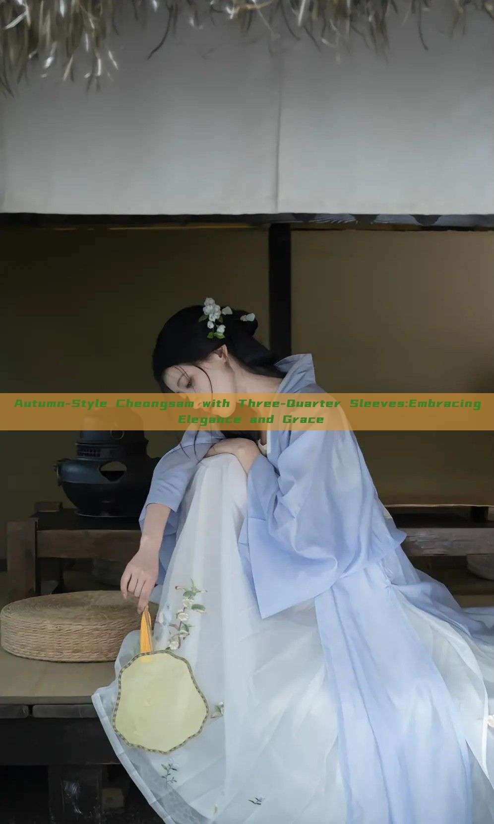 Autumn-Style Cheongsam with Three-Quarter Sleeves:Embracing Elegance and Grace Autumn-Style Cheongsam with Three-Quarter Sleeves:Embracing Elegance and Grace