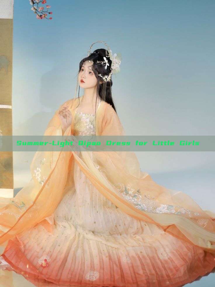 Summer-Light Qipao Dress for Little Girls Summer-Light Qipao Dress for Little Girls