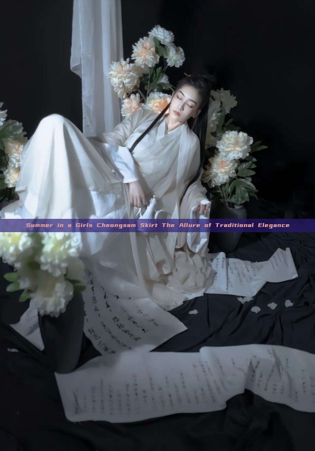 Summer in a Girls Cheongsam Skirt The Allure of Traditional Elegance Summer in a Girls Cheongsam Skirt The Allure of Traditional Elegance