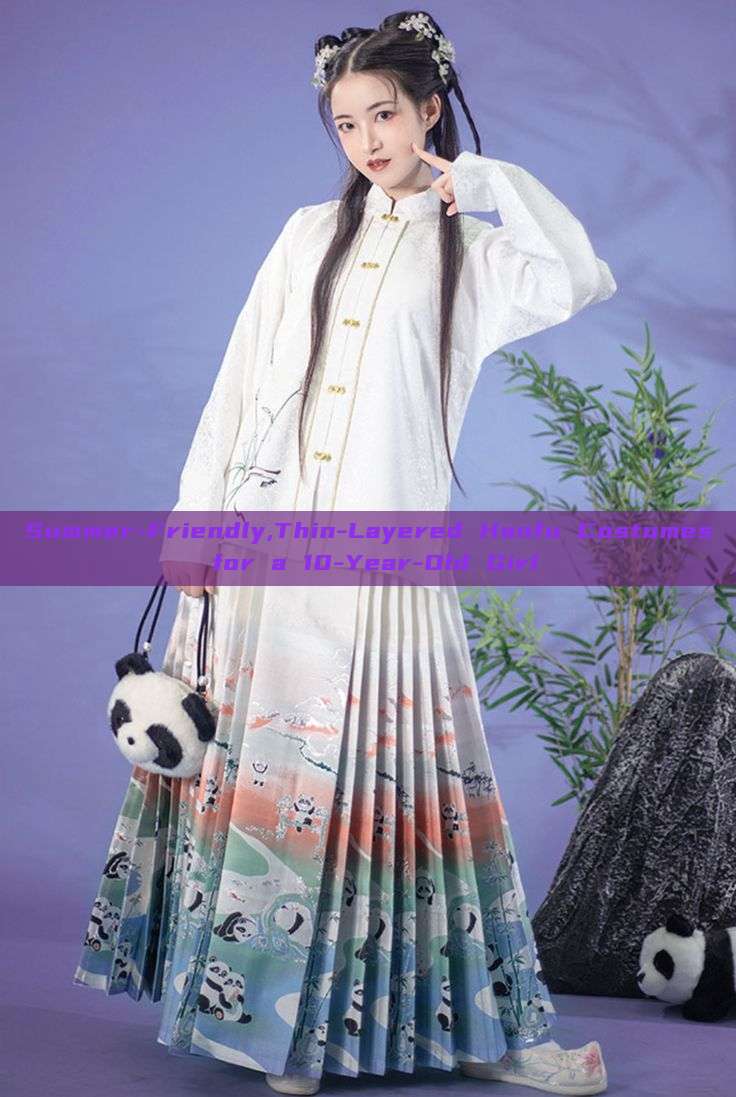 Summer-Friendly,Thin-Layered Hanfu Costumes for a 10-Year-Old Girl Summer-Friendly,Thin-Layered Hanfu Costumes for a 10-Year-Old Girl