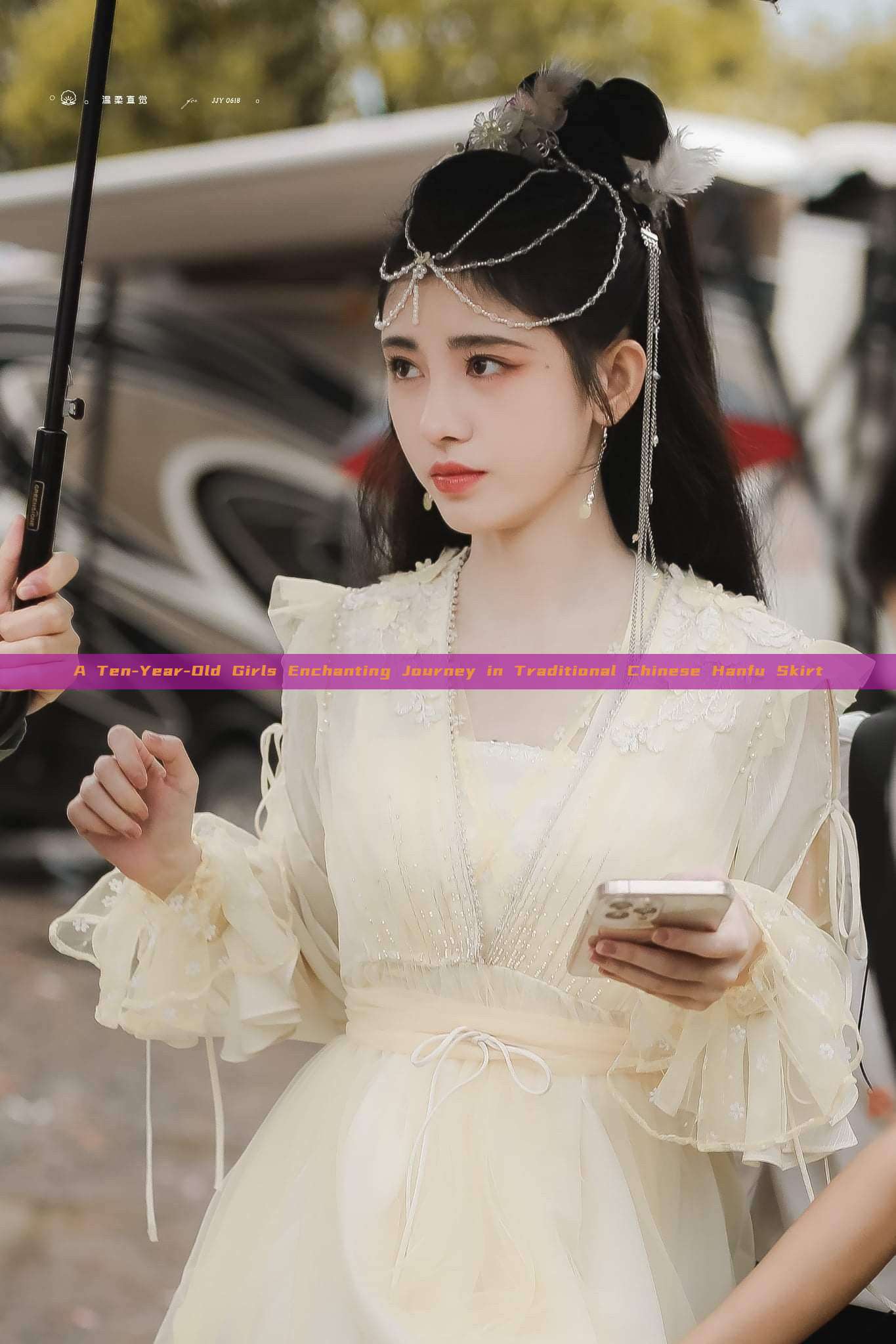 A Ten-Year-Old Girls Enchanting Journey in Traditional Chinese Hanfu Skirt A Ten-Year-Old Girls Enchanting Journey in Traditional Chinese Hanfu Skirt