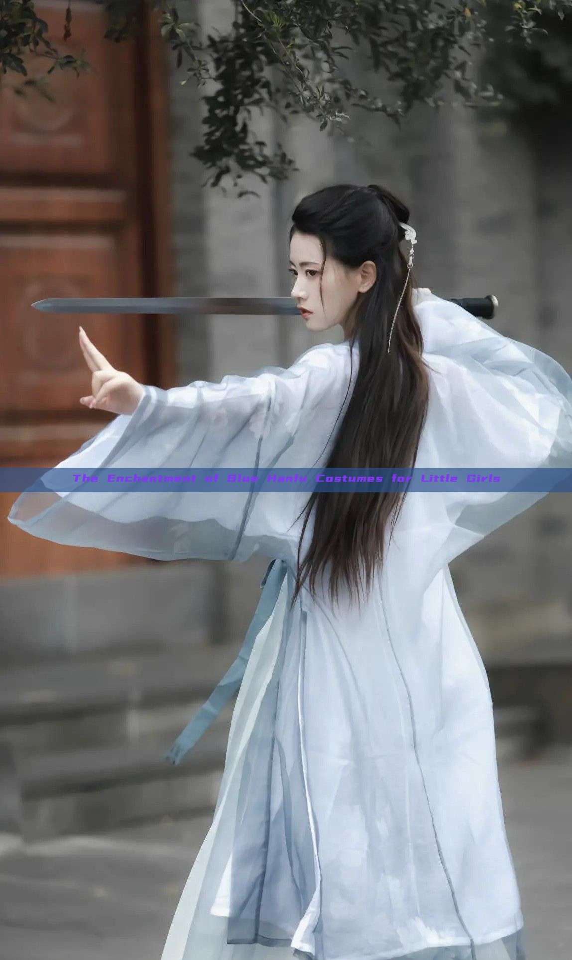 The Enchantment of Blue Hanfu Costumes for Little Girls The Enchantment of Blue Hanfu Costumes for Little Girls