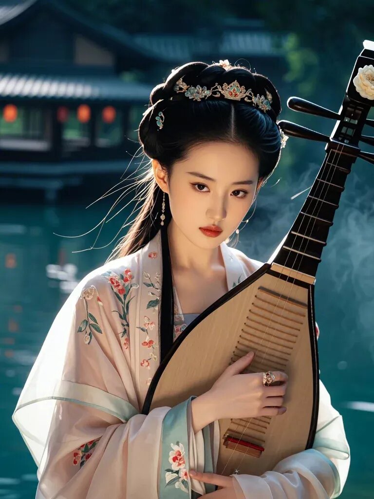 Little Girl in a Light Green Cheongsam:A Close Look at Traditional Elegance Little Girl in a Light Green Cheongsam:A Close Look at Traditional Elegance