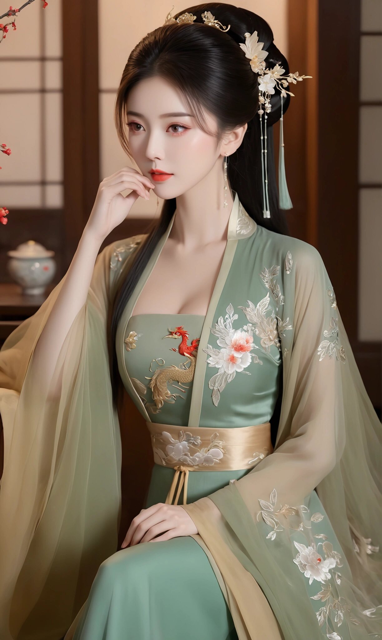 The Enchantment of Hanfu Hair Accessories:Tassel Butterfly The Enchantment of Hanfu Hair Accessories:Tassel Butterfly